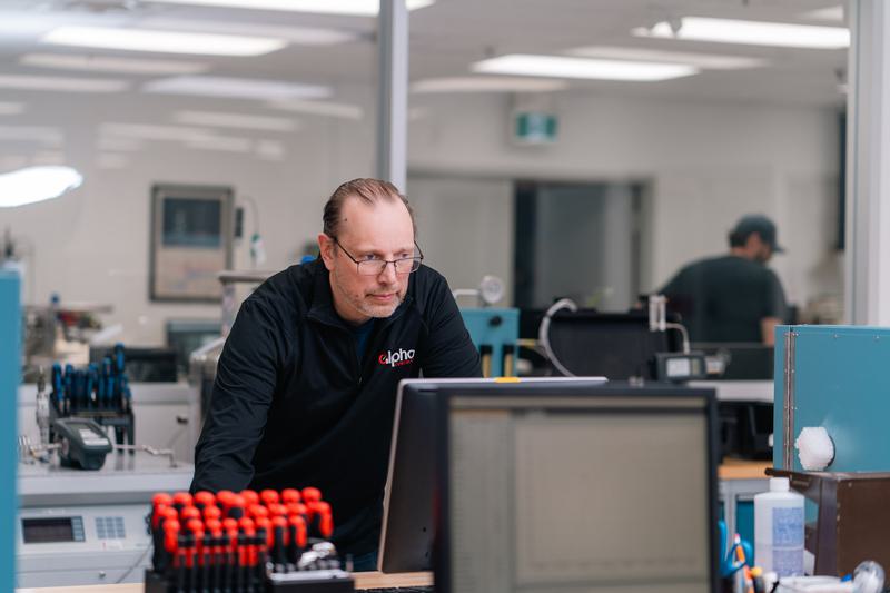 Alpha Controls calibration lab